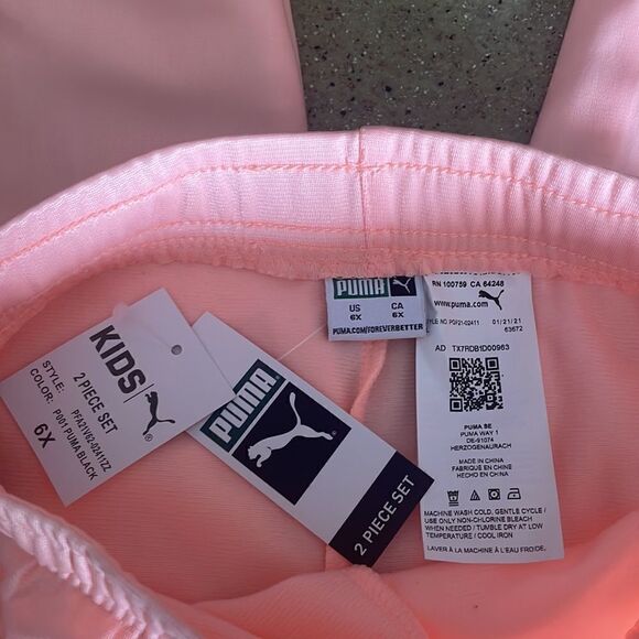 Girls 6X Puma Jogger Pants NWT - Picture 8 of 13